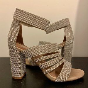 Sparkling Rhinestone Heels